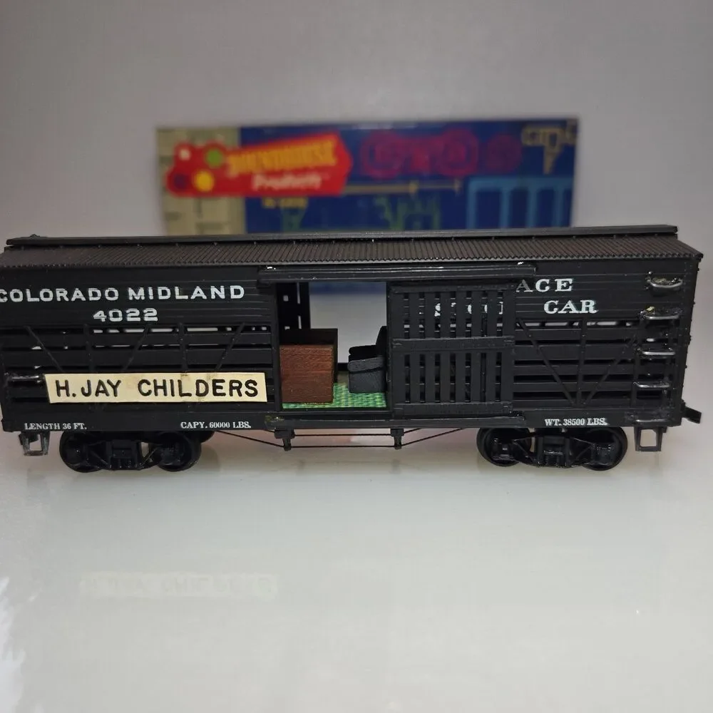 VTG Roundhouse HO Scale Colorado Midland Palace Stock Car #4022 H Jay Childers